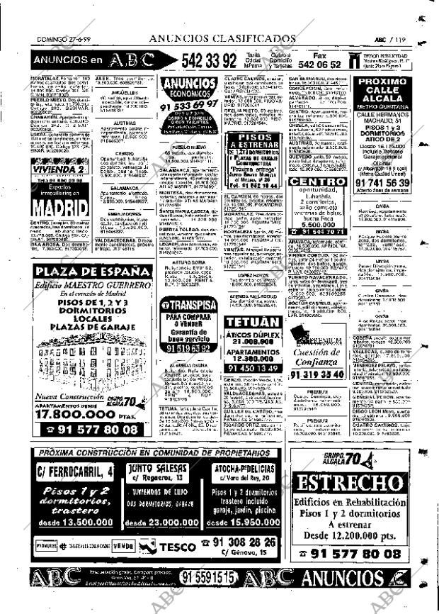 ABC MADRID 27-06-1999 página 119