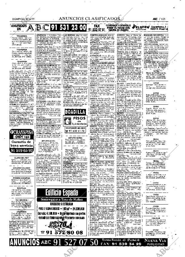 ABC MADRID 27-06-1999 página 121