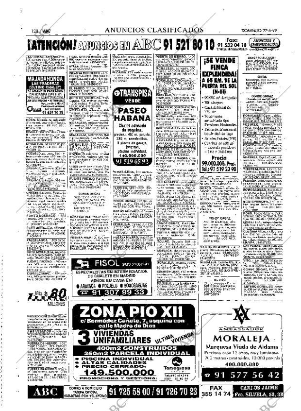ABC MADRID 27-06-1999 página 128