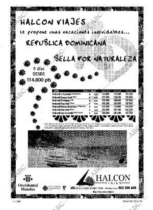 ABC MADRID 27-06-1999 página 14
