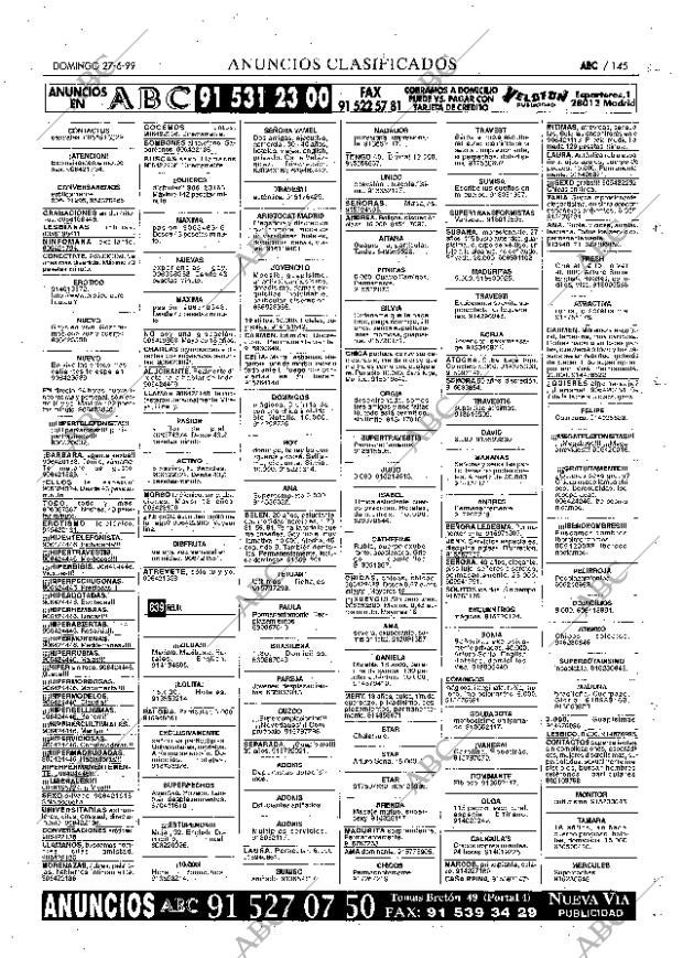 ABC MADRID 27-06-1999 página 145
