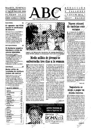 ABC MADRID 27-06-1999 página 17