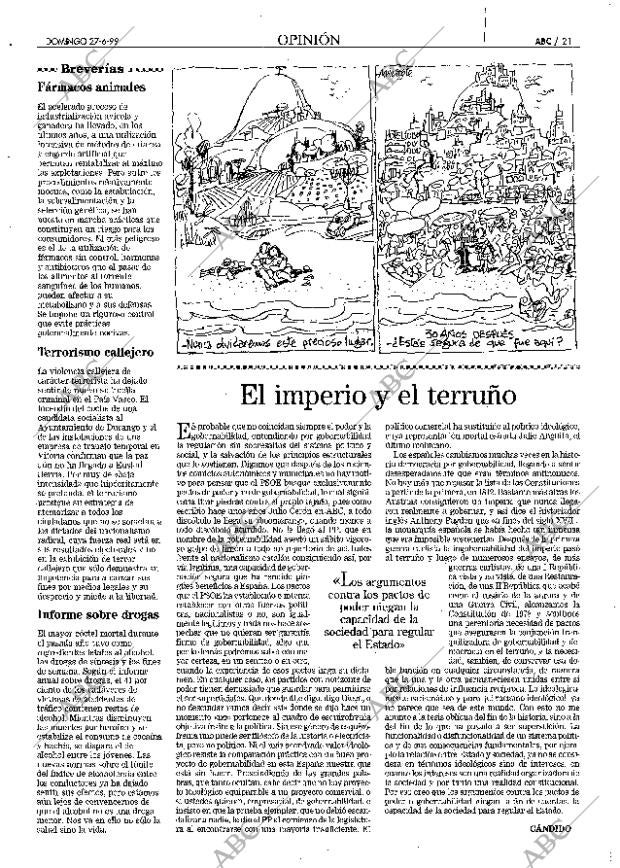 ABC MADRID 27-06-1999 página 21