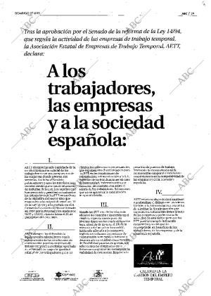 ABC MADRID 27-06-1999 página 29