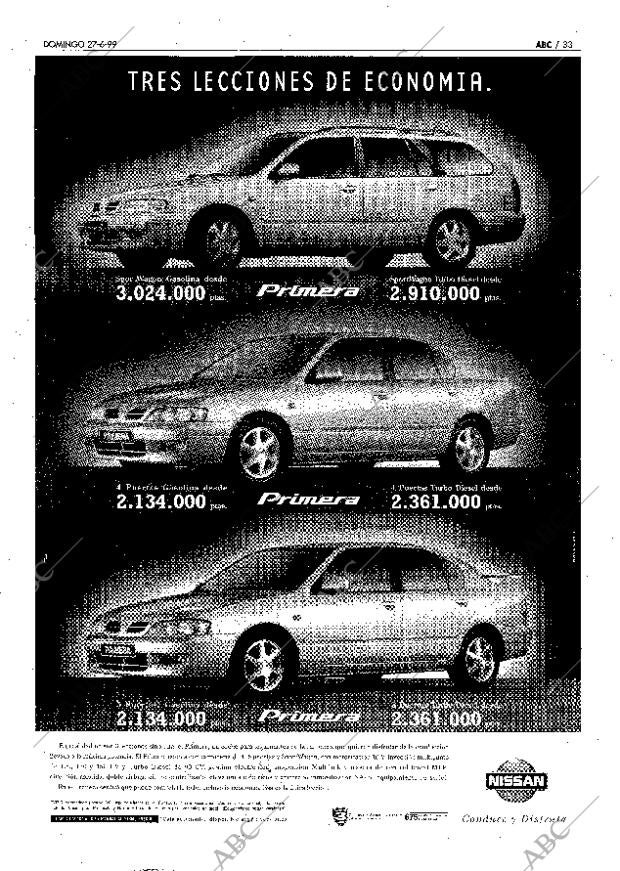 ABC MADRID 27-06-1999 página 33