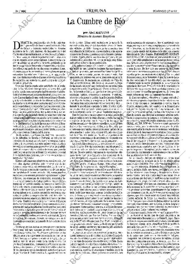 ABC MADRID 27-06-1999 página 34