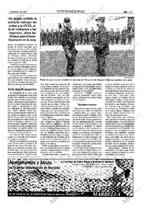 ABC MADRID 27-06-1999 página 37