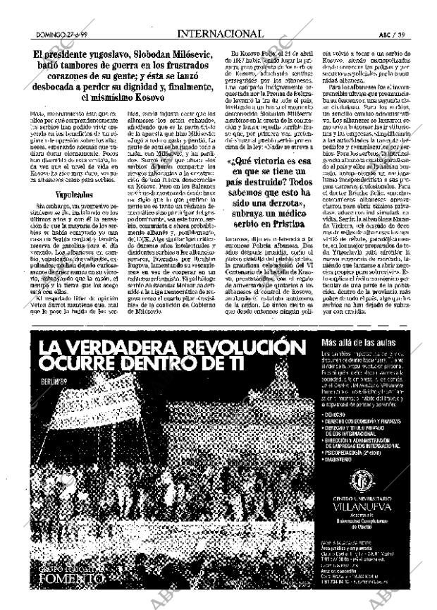 ABC MADRID 27-06-1999 página 39