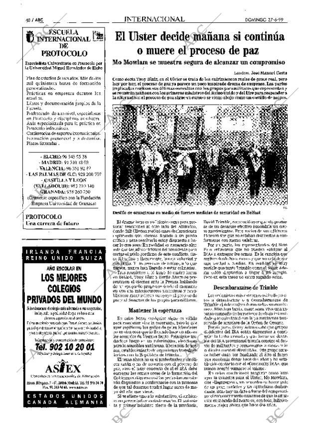 ABC MADRID 27-06-1999 página 40