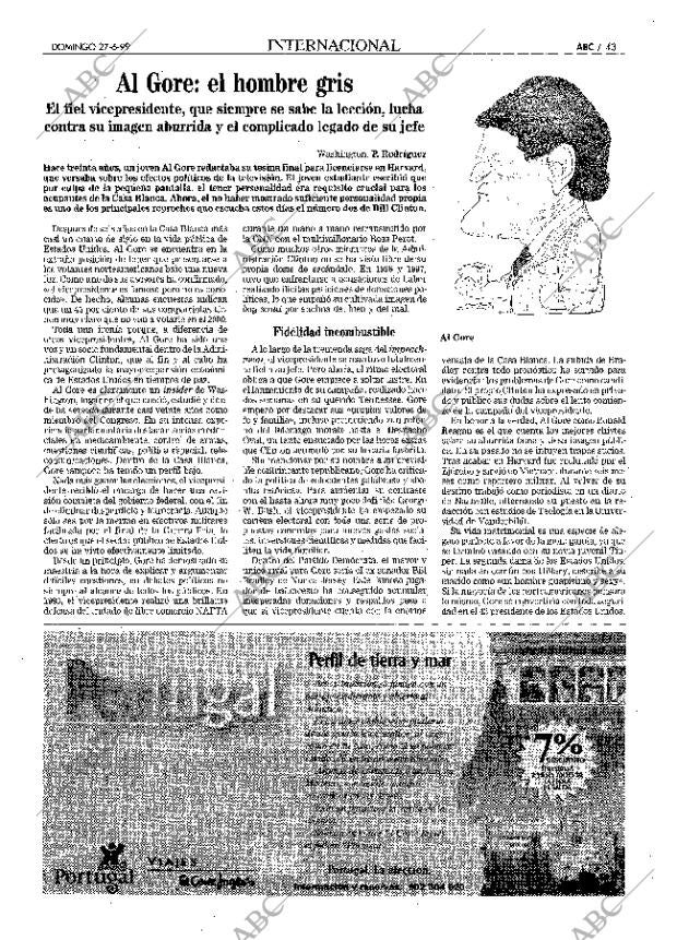 ABC MADRID 27-06-1999 página 43