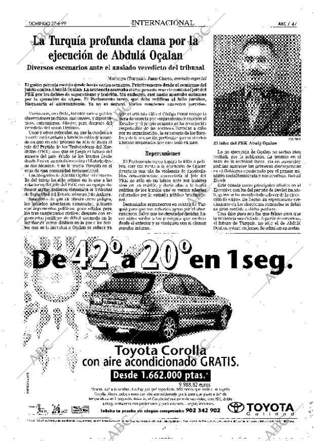 ABC MADRID 27-06-1999 página 47