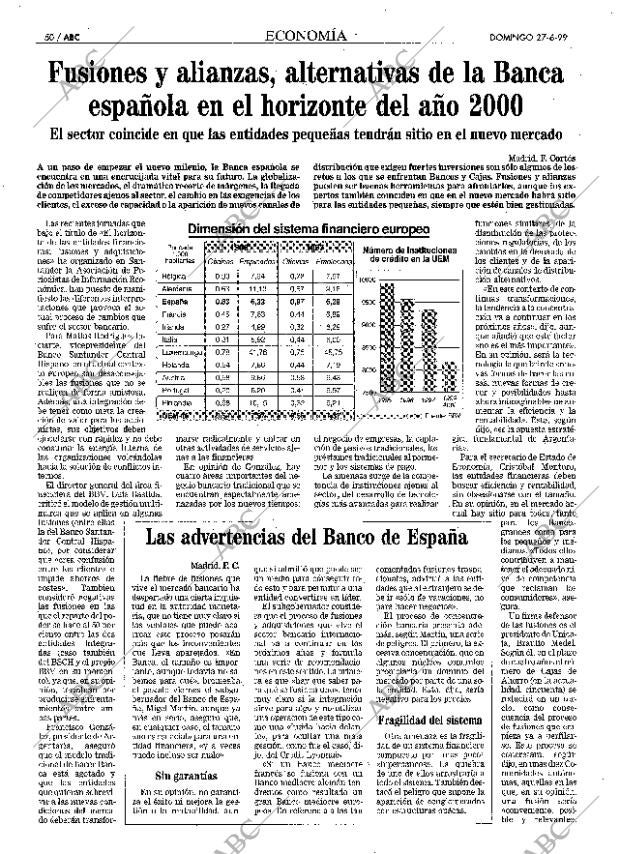 ABC MADRID 27-06-1999 página 50