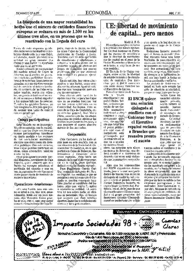 ABC MADRID 27-06-1999 página 51