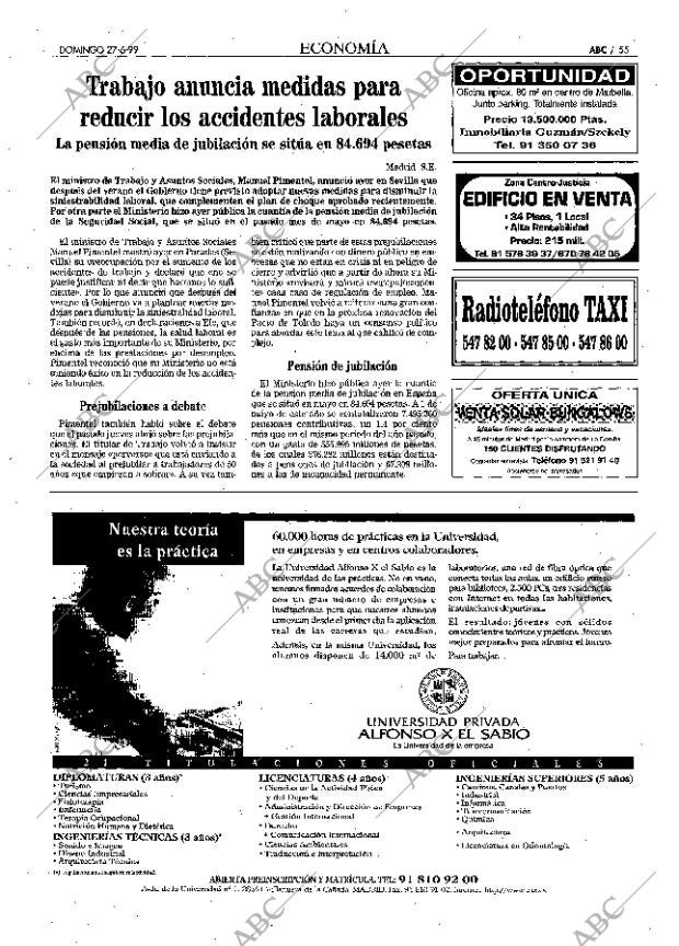ABC MADRID 27-06-1999 página 55