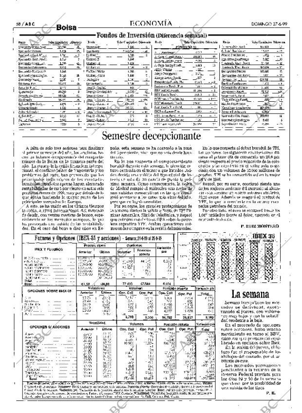 ABC MADRID 27-06-1999 página 58