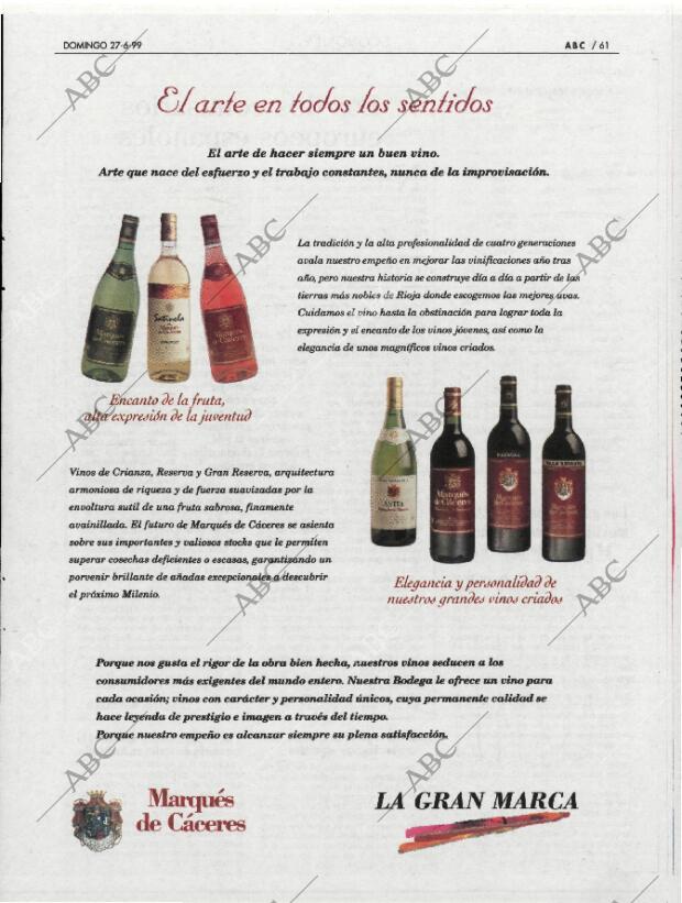 ABC MADRID 27-06-1999 página 61