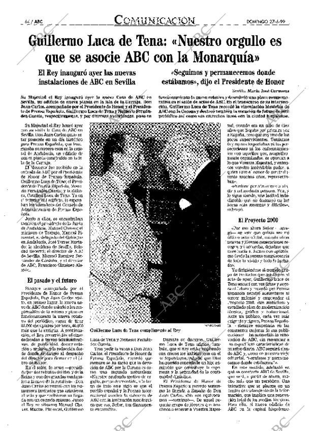 ABC MADRID 27-06-1999 página 64