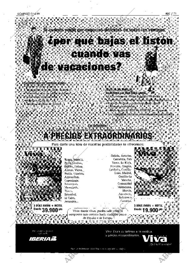 ABC MADRID 27-06-1999 página 71