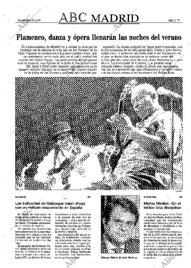 ABC MADRID 27-06-1999 página 77