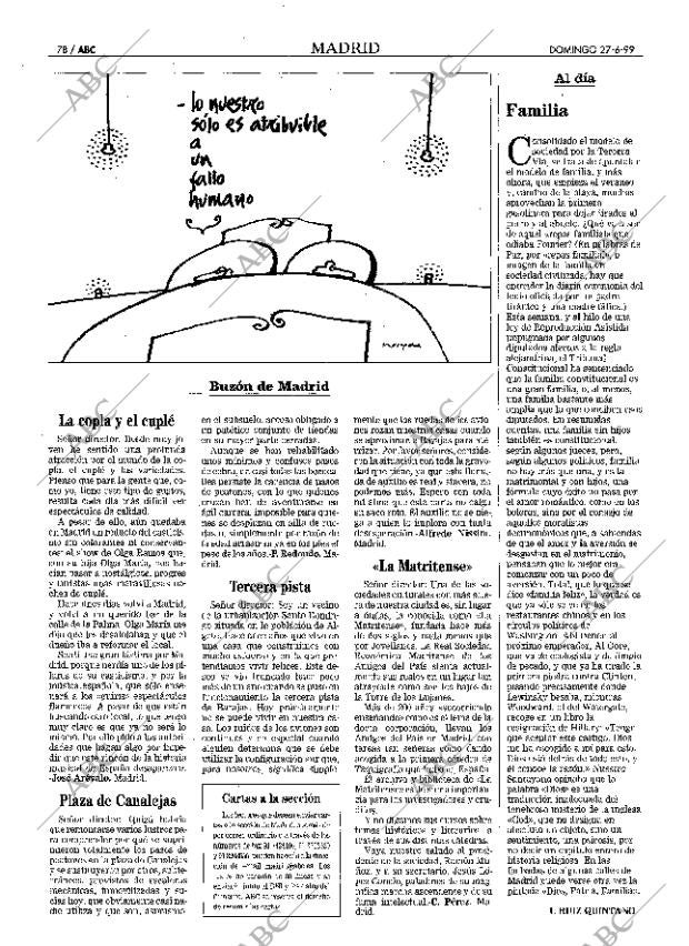 ABC MADRID 27-06-1999 página 78