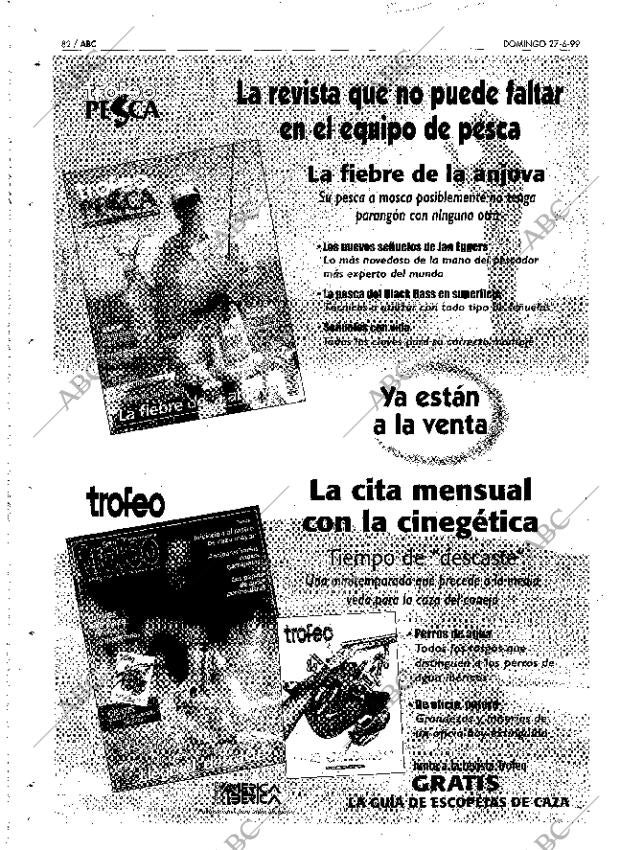 ABC MADRID 27-06-1999 página 82