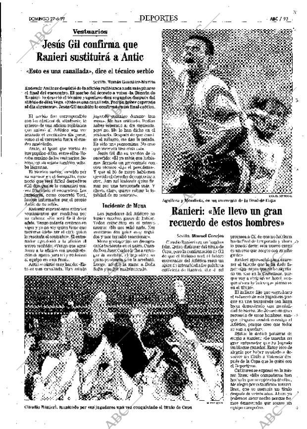 ABC MADRID 27-06-1999 página 93