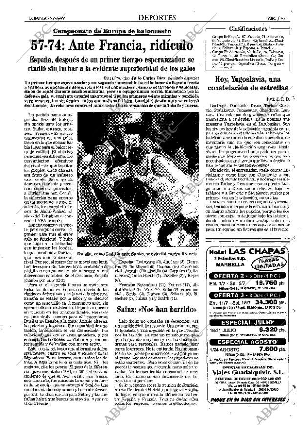ABC MADRID 27-06-1999 página 97