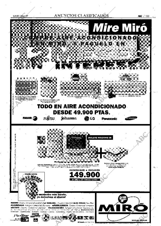 ABC MADRID 28-06-1999 página 133