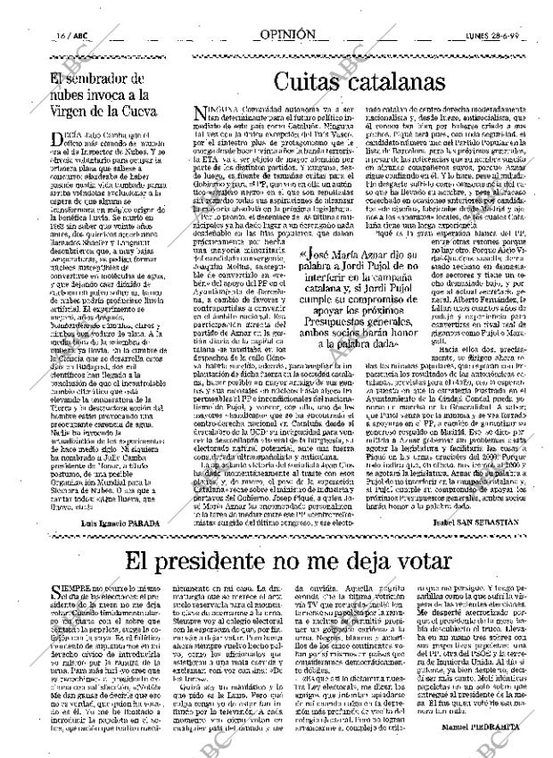 ABC MADRID 28-06-1999 página 16