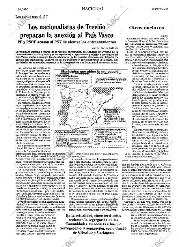 ABC MADRID 28-06-1999 página 24
