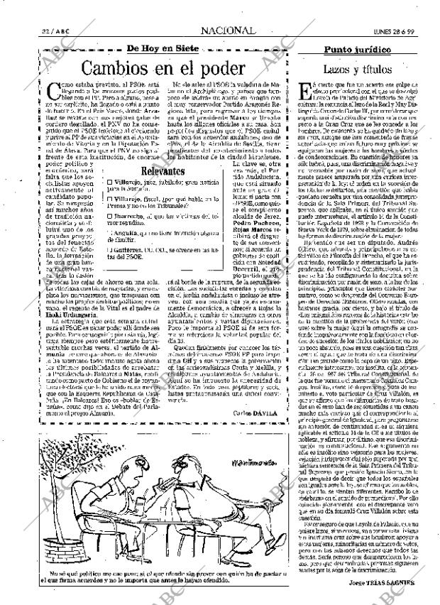 ABC MADRID 28-06-1999 página 32
