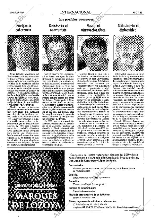 ABC MADRID 28-06-1999 página 35