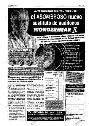 ABC MADRID 28-06-1999 página 77