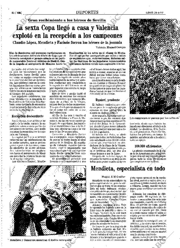 ABC MADRID 28-06-1999 página 80