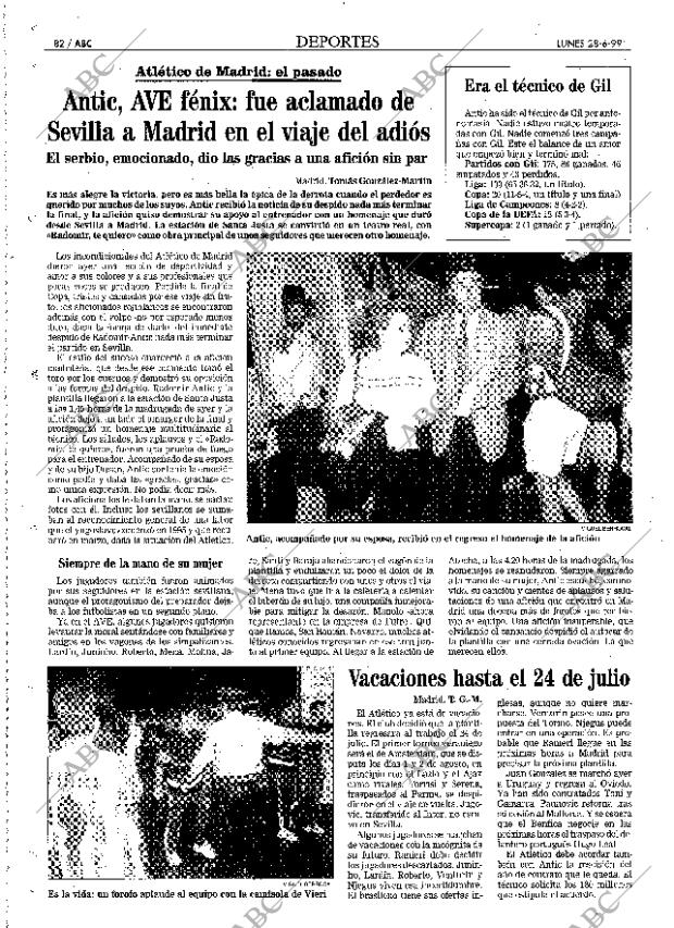 ABC MADRID 28-06-1999 página 82
