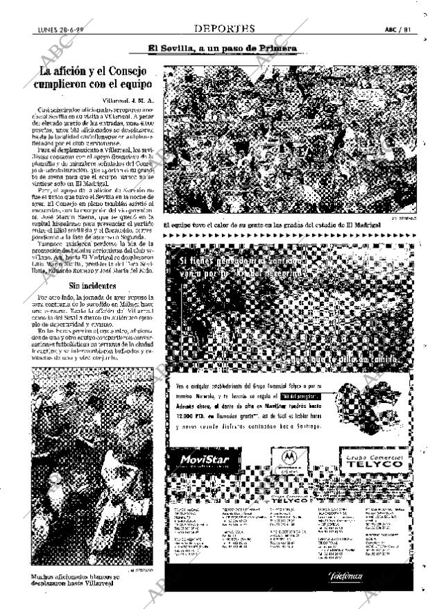ABC SEVILLA 28-06-1999 página 81