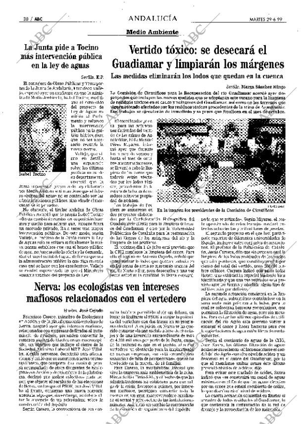 ABC SEVILLA 29-06-1999 página 38