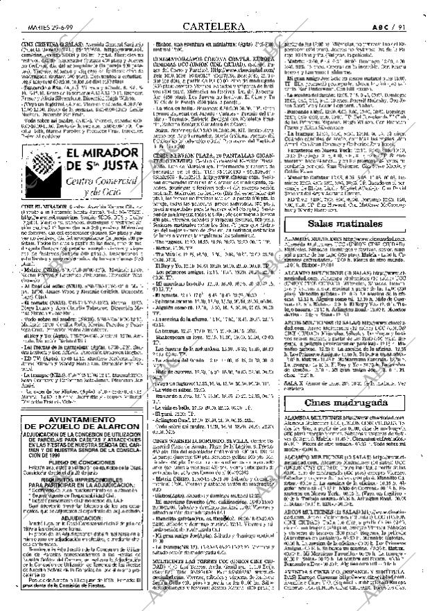 ABC SEVILLA 29-06-1999 página 91