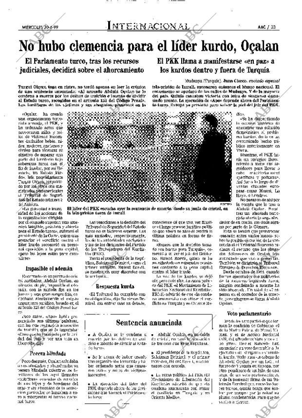 ABC MADRID 30-06-1999 página 33