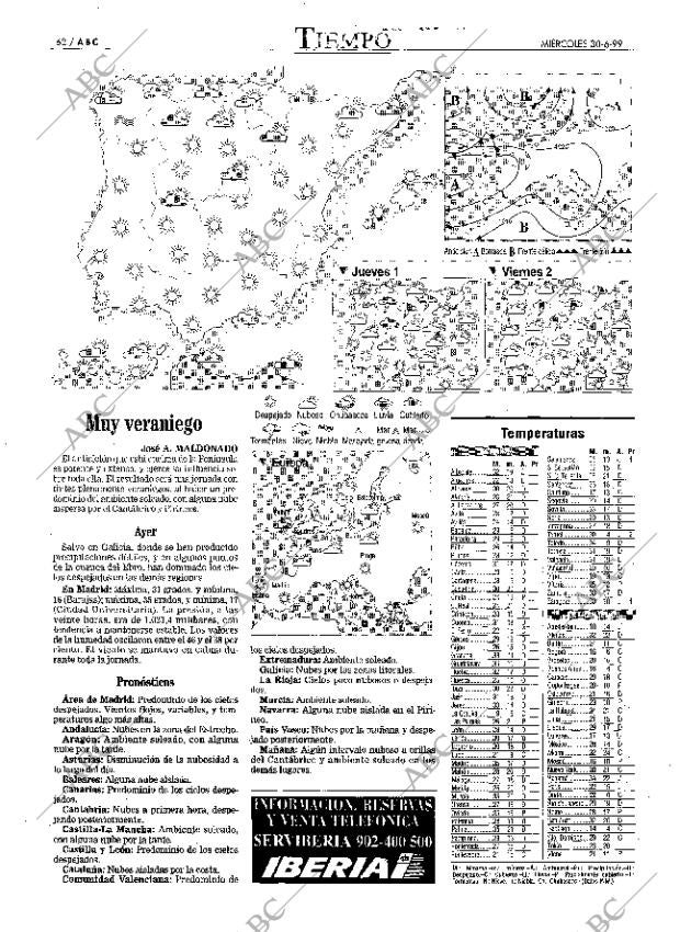 ABC MADRID 30-06-1999 página 62