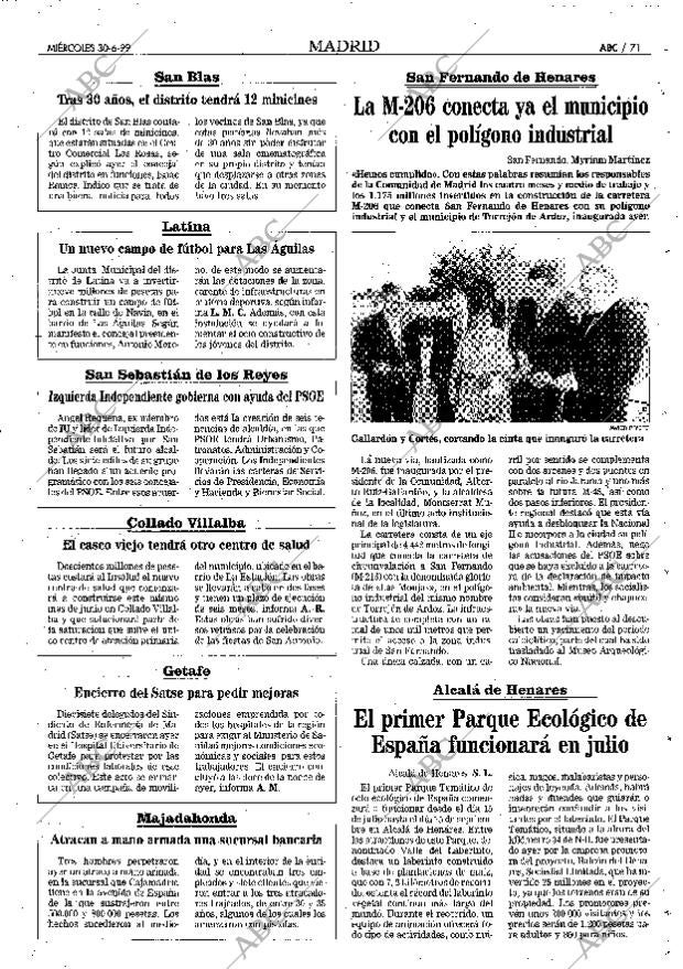 ABC MADRID 30-06-1999 página 71