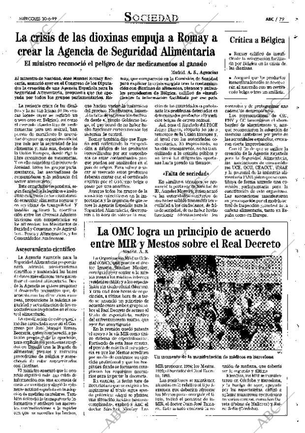 ABC MADRID 30-06-1999 página 79