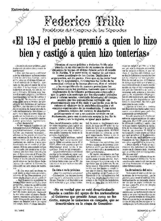 ABC MADRID 04-07-1999 página 10