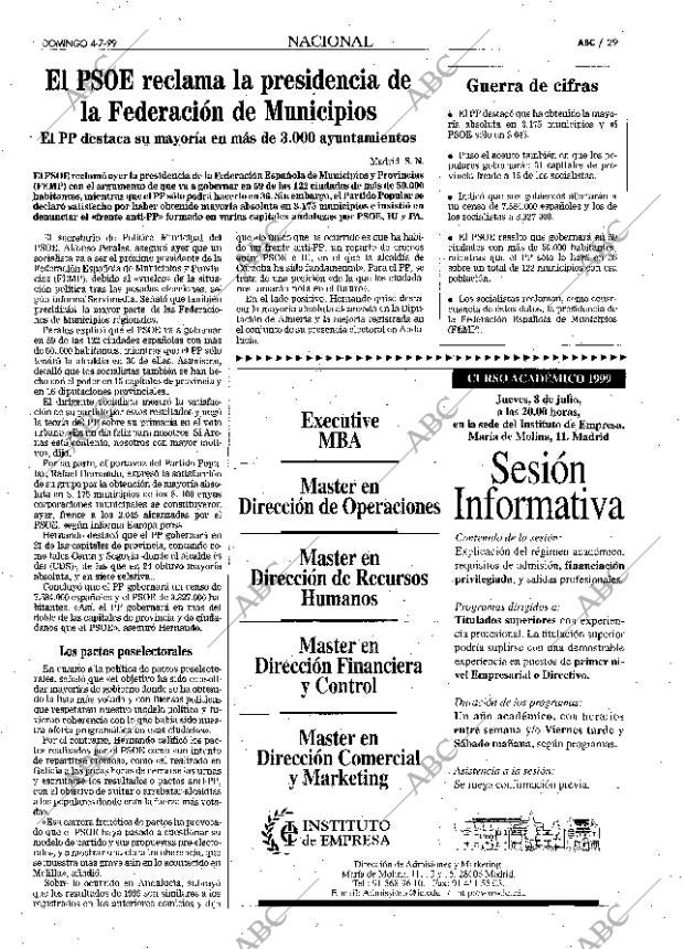 ABC MADRID 04-07-1999 página 29
