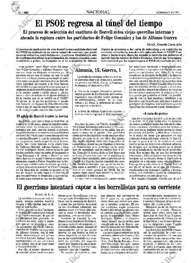 ABC MADRID 04-07-1999 página 32