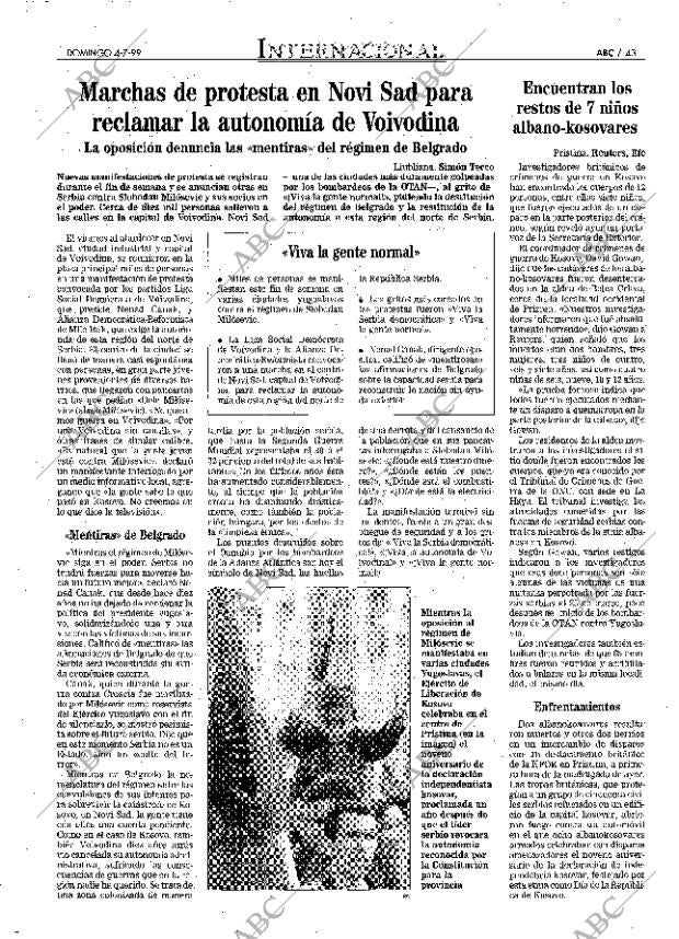 ABC MADRID 04-07-1999 página 43