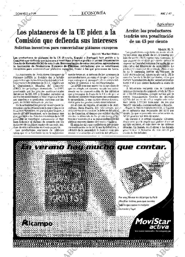 ABC MADRID 04-07-1999 página 67
