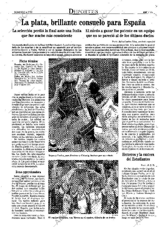 ABC MADRID 04-07-1999 página 95