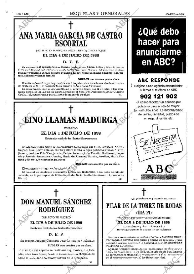 ABC MADRID 06-07-1999 página 100