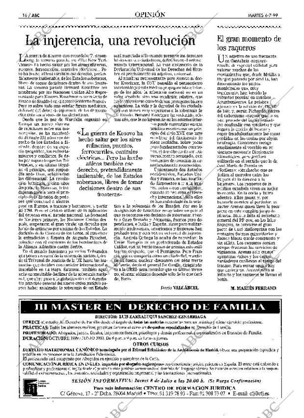ABC MADRID 06-07-1999 página 16